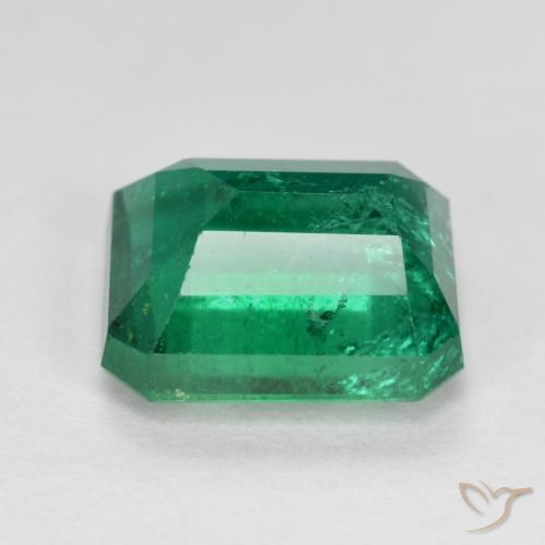Smeraldo Verde freddo naturale da 3.86 ct, Ottagonale / Taglio smeraldo, VS-SI