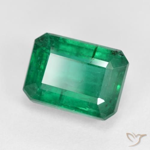 Smeraldo Verde medio naturale da 3.82 ct, Ottagonale / Taglio smeraldo, VS-SI