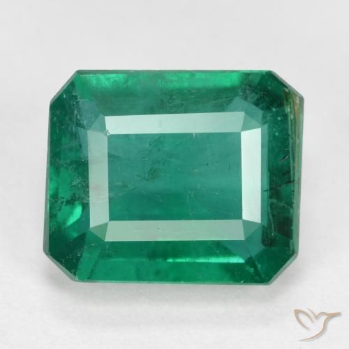 3.91ct Naturale Verde freddo Smeraldo, Taglio smeraldo, VS-SI