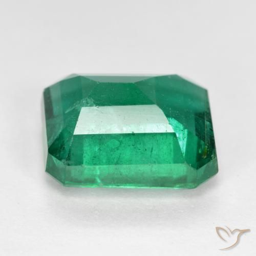 Smeraldo Verde freddo naturale da 3.91 ct, Ottagonale / Taglio smeraldo, VS-SI