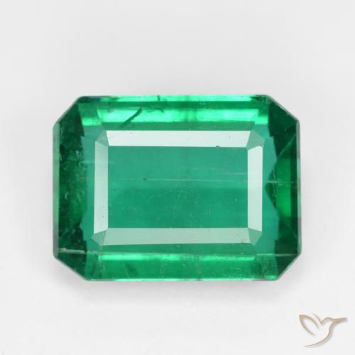5.54ct Naturale Verde elettrico Smeraldo, Taglio smeraldo, VS-SI