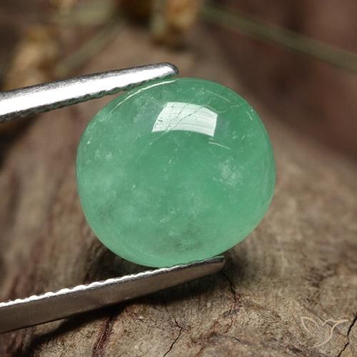 Smeraldo Verde chiaro naturale da 5.38 ct, Ovale, Traslucido
