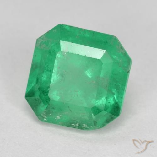 1.61ct Naturale Verde brillante Smeraldo, Taglio smeraldo, VS-SI