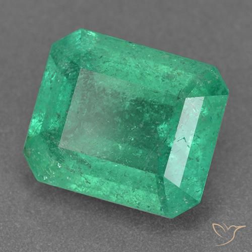 Smeraldo Verde Pistacchio naturale da 2.80 ct, Ottagonale / Taglio smeraldo, VS-SI