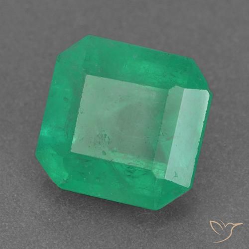 Smeraldo Verde elettrico naturale da 2.48 ct, Ottagonale / Taglio smeraldo, VS-SI