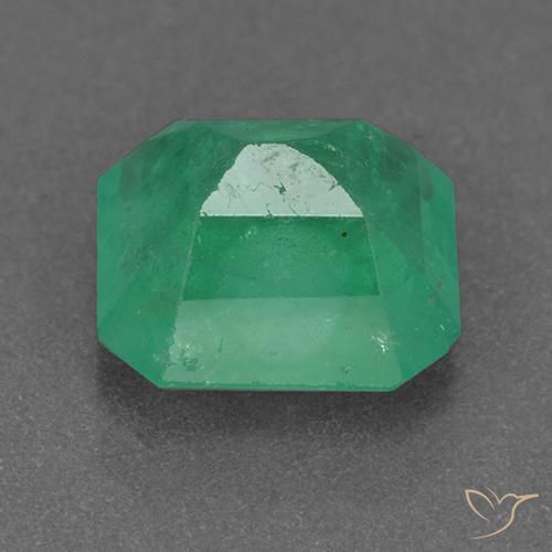 Smeraldo Verde elettrico naturale da 2.48 ct, Ottagonale / Taglio smeraldo, VS-SI