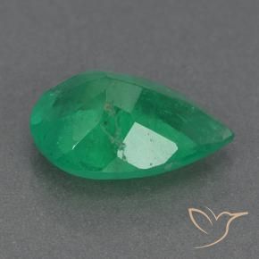Smeraldo Trifoglio Verde naturale da 2.78 ct, Forma a pera, VS-SI