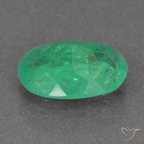 Smeraldo Verde medio naturale da 2.07 ct, Ovale, VS-SI
