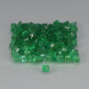 Smeraldo naturale verde da 2,06 ct, quadrato, SI