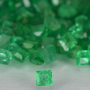 Smeraldo naturale verde da 1,91 ct, quadrato, SI