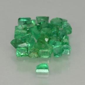 Smeraldo naturale verde da 0,53 ct, baguette, SI