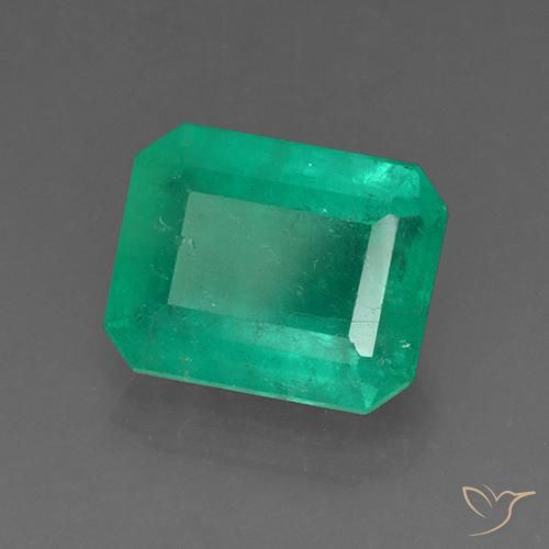 Smeraldo Verde scuro naturale da 3.65 ct, Ottagonale / Taglio smeraldo, SI
