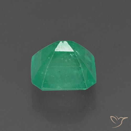 Smeraldo Verde giada naturale da 3.35 ct, Ottagonale / Taglio smeraldo, SI
