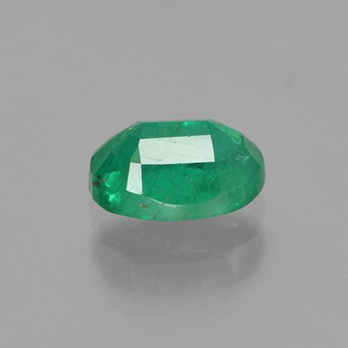 Smeraldo naturale verde da 0,82 ct, taglio ovale, SI