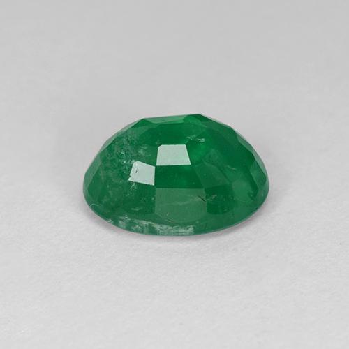 Smeraldo Verde medio naturale da 1.74 ct, Taglio ovale, SI-I1