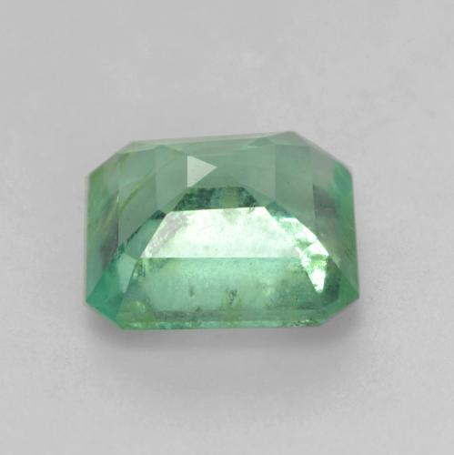 Smeraldo Verde medio naturale da 1.04 ct, Taglio smeraldo, I1