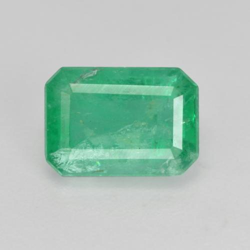 Smeraldo Verde medio naturale da 1.53 ct, Taglio smeraldo, I1