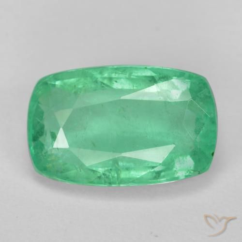 2.31ct Naturale Verde chiaro Smeraldo, Cuscino, SI-I1