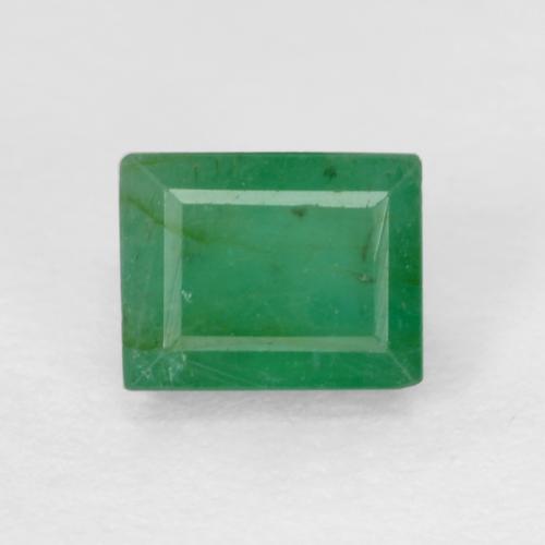 Smeraldo naturale verde da 0,53 ct, baguette, SI-I1