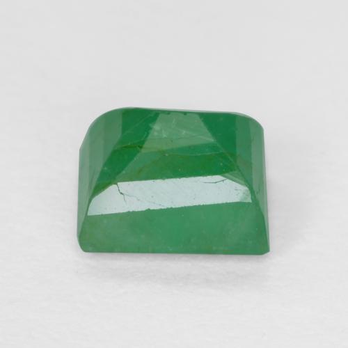 Smeraldo naturale verde da 0,53 ct, baguette, SI-I1