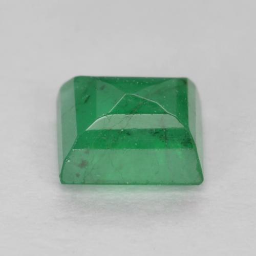 Smeraldo Verde medio naturale da 0.42 ct, Quadrato, VS-SI