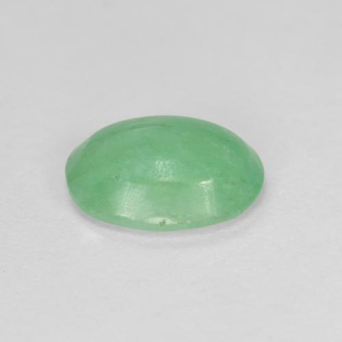 Smeraldo Verde chiaro naturale da 1.03 ct, Ovale, VS-SI