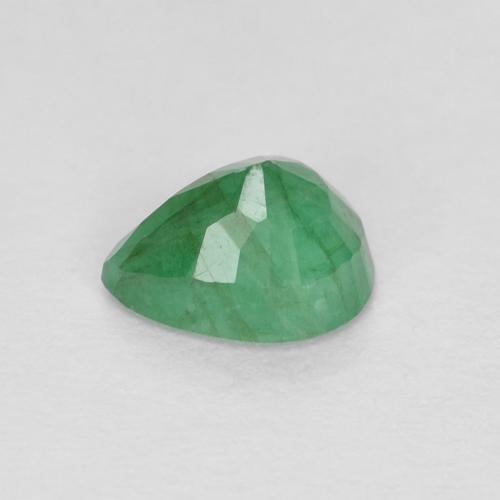 Smeraldo Trifoglio Verde naturale da 0.37 ct, Forma a pera, VS-SI