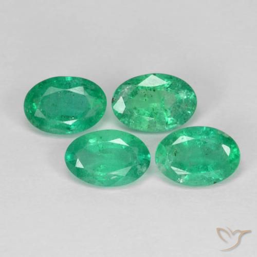 1.73ctw Naturale Verde medio Smeraldo, Ovale, VS-SI