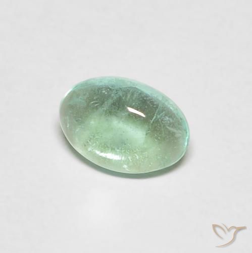 Smeraldo Verde Menta Chiaro naturale da 0.40 ct, Ovale, Trasparente