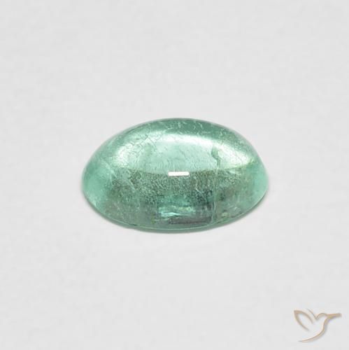 Smeraldo Verde Menta Chiaro naturale da 0.40 ct, Ovale, Trasparente