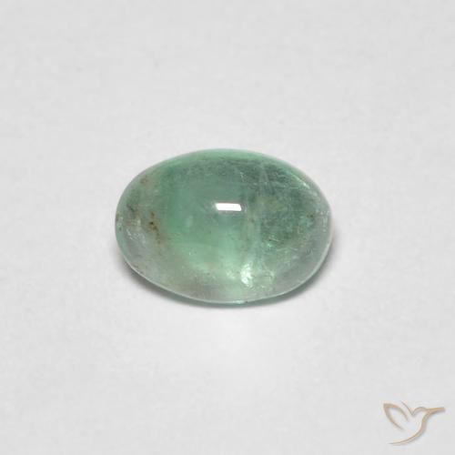 Smeraldo Verde Menta Chiaro naturale da 0.37 ct, Ovale, Trasparente