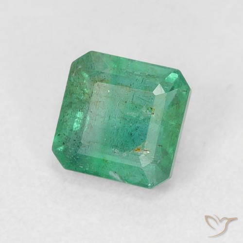 Smeraldo Verde caldo naturale da 0.69 ct, Ottagonale / Taglio smeraldo, SI