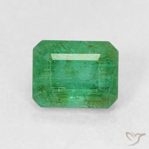 0.58ct Naturale Trifoglio verde Smeraldo, Taglio smeraldo, SI