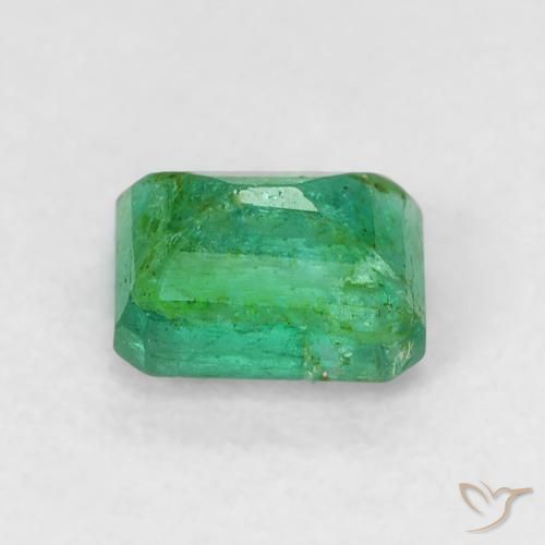 Smeraldo Trifoglio verde naturale da 0.58 ct, Ottagonale / Taglio smeraldo, SI