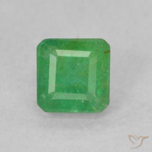 0.33ct Naturale Trifoglio verde Smeraldo, Taglio smeraldo, SI