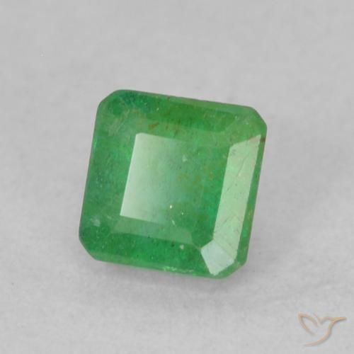 Smeraldo Trifoglio verde naturale da 0.33 ct, Ottagonale / Taglio smeraldo, SI