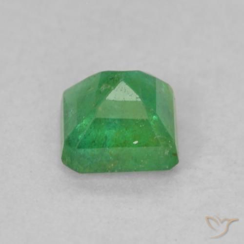 Smeraldo Trifoglio verde naturale da 0.33 ct, Ottagonale / Taglio smeraldo, SI