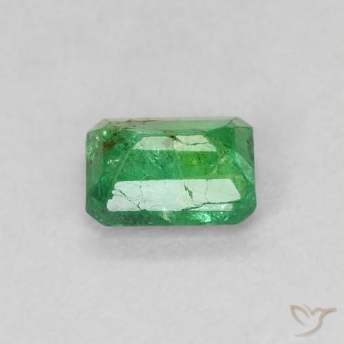Smeraldo Trifoglio verde naturale da 0.62 ct, Ottagonale / Taglio smeraldo, SI