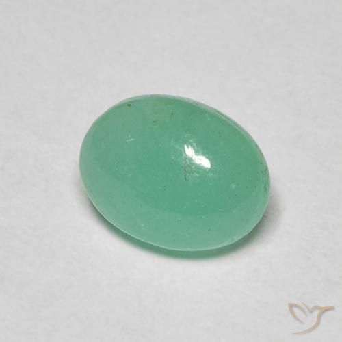 Smeraldo Verde Pistacchio naturale da 1.12 ct, Ovale, Traslucido