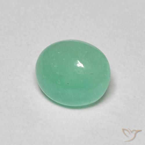 Smeraldo Verde brillante naturale da 1.06 ct, Ovale, Traslucido