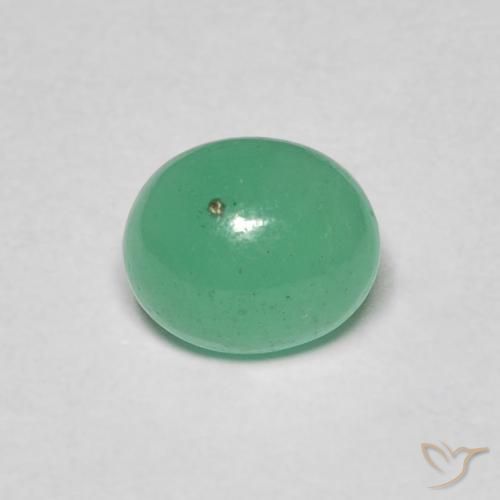 0.97ct Naturale Verde medio Smeraldo, Ovale, Traslucido
