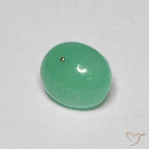 Smeraldo Verde medio naturale da 0.97 ct, Ovale, Traslucido