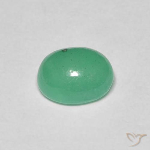 Smeraldo Verde medio naturale da 0.97 ct, Ovale, Traslucido