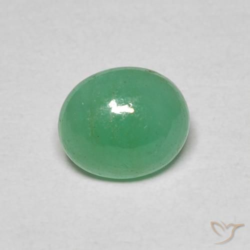 1.04ct Naturale Verde chiaro Smeraldo, Ovale, Traslucido