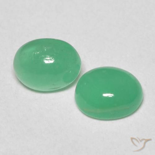 Gemme di Smeraldo Trifoglio verde naturale da 0.72 ct, Ovale, Traslucido