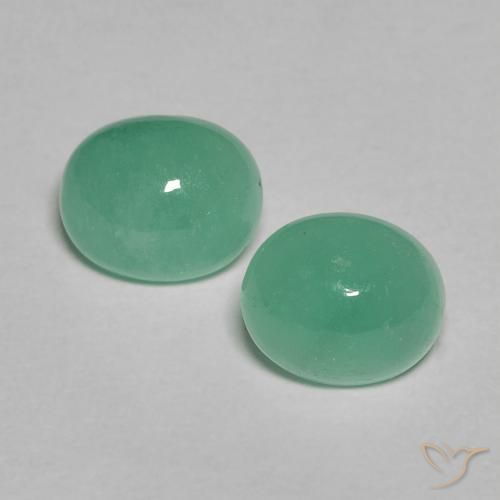 1.63ctw Naturale Verde chiaro medio Smeraldo, Ovale, Traslucido