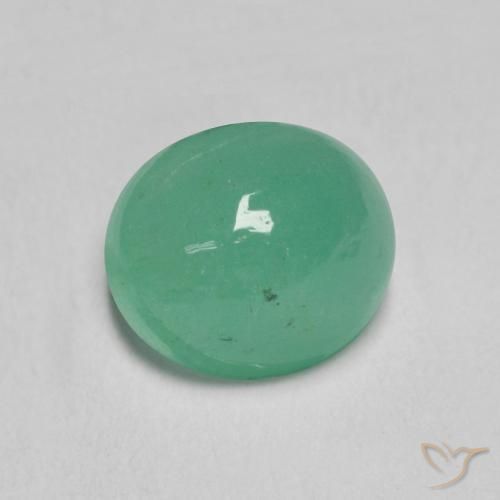 Smeraldo Verde chiaro medio naturale da 0.83 ct, Ovale, Traslucido