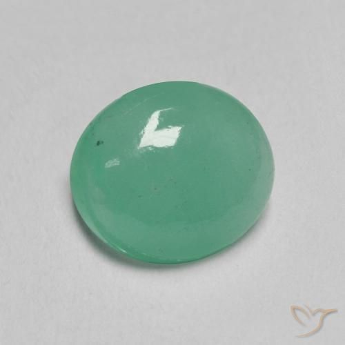 Smeraldo Medium Light-Green naturale da 1.35 ct, Ovale, Traslucido