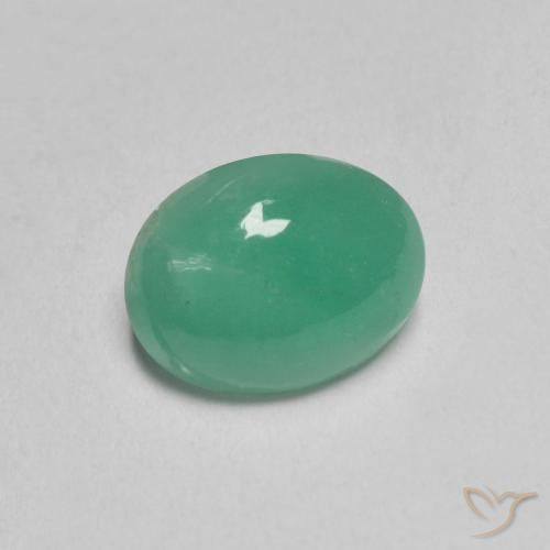 Smeraldo Verde freddo naturale da 1.09 ct, Ovale, Traslucido