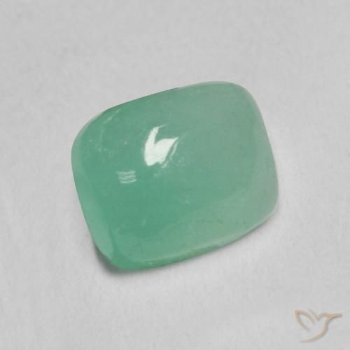 Smeraldo Verde brillante naturale da 0.79 ct, Cuscino, Traslucido
